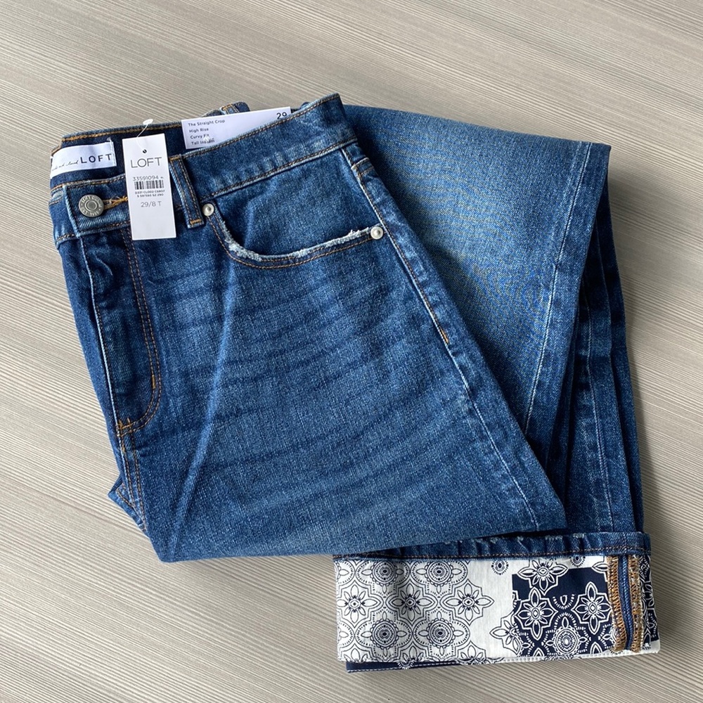 NWT, Loft crop jeans size 29Tall